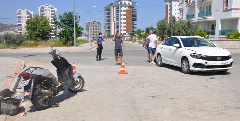 DENİZ YOLUNDA KAZA: 1 YARALI