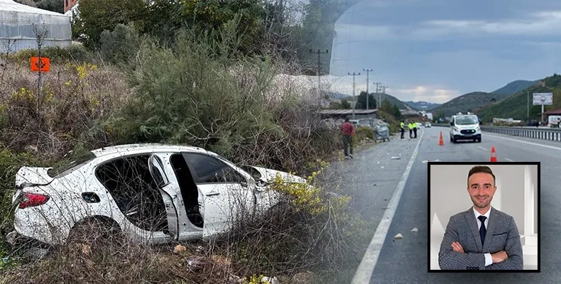 GAZİPAŞA YOLUNDA FECİ KAZA 