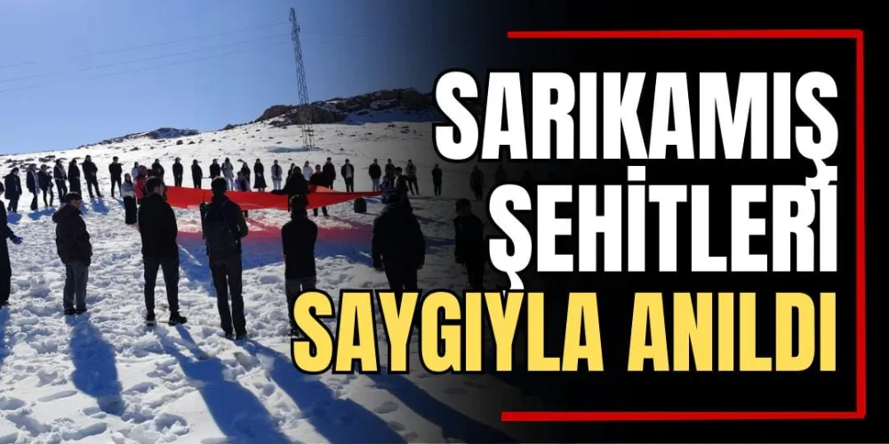 Sarıkamış Şehitleri Saygıyla Anıldı  