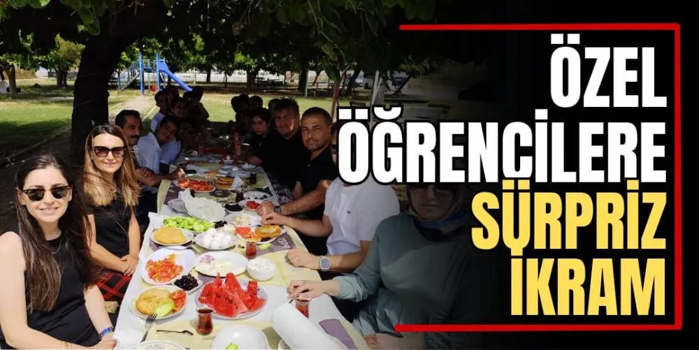 Özel Öğrencilere Sürpriz İkram  