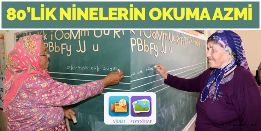 80`lik ninelerin okuma azmi 