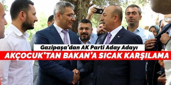 Akçocuk`tan Bakan`a sıcak karşılama