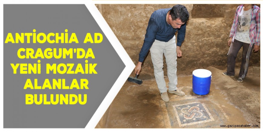 ANTİOCHİA AD CRAGUM KENTİ KAZILARINDA YENİ MOZAİK ALANLAR BULUNDU