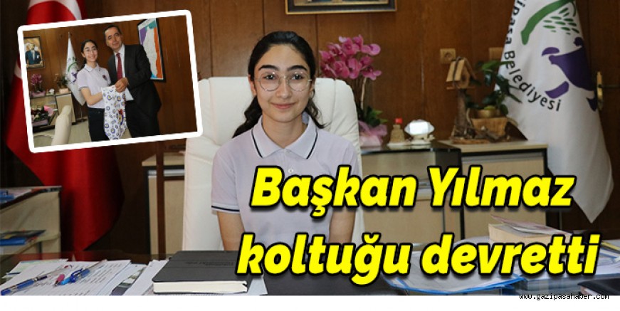 Başkan Yılmaz koltuğu devretti