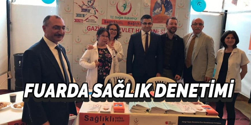 FUARDA SAĞLIK DENETİMİ