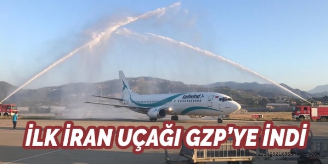 GZP?YE İLK İRAN UÇAĞI İNDİ