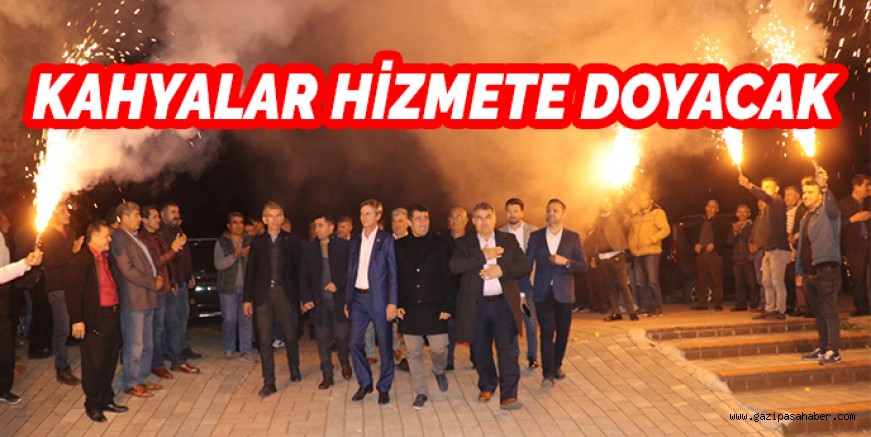 KAHYALAR HİZMETE DOYACAK