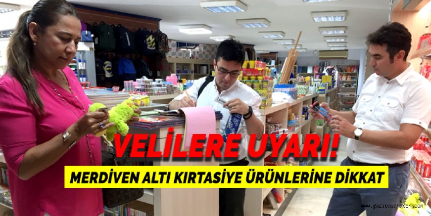 MERDİVEN ALTI KIRTASİYE ÜRÜNLERİNE DİKKAT