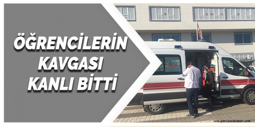 ÖĞRENCİLERİN KAVGASI KANLI BİTTİ