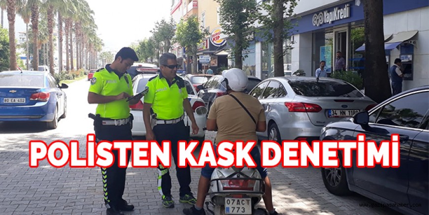 POLİSTEN KASK DENETİMİ