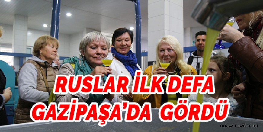 RUSLAR İLK DEFA GAZİPAŞA`DA GÖRDÜ