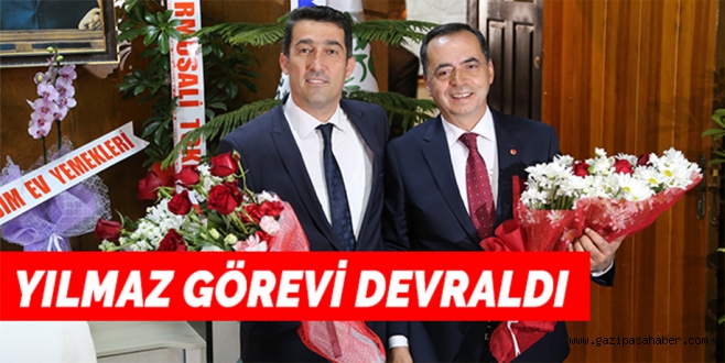 YILMAZ GÖREVİ DEVRALDI